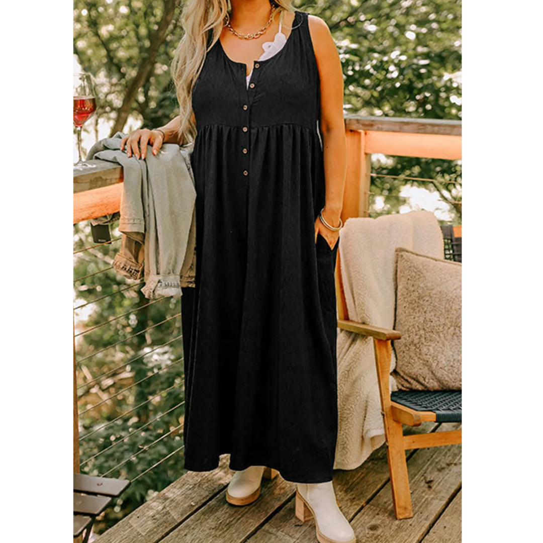 In The Moment, Curvy Girl Wide Leg Crop Jumpsuit