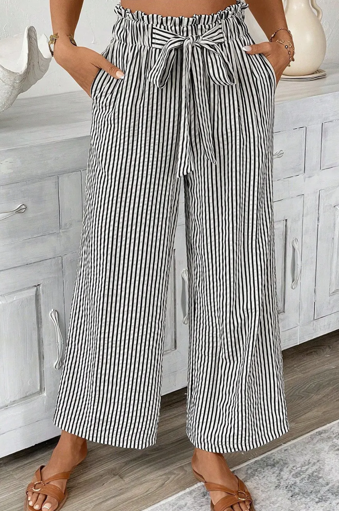 Seaside Stroll Striped Pants
