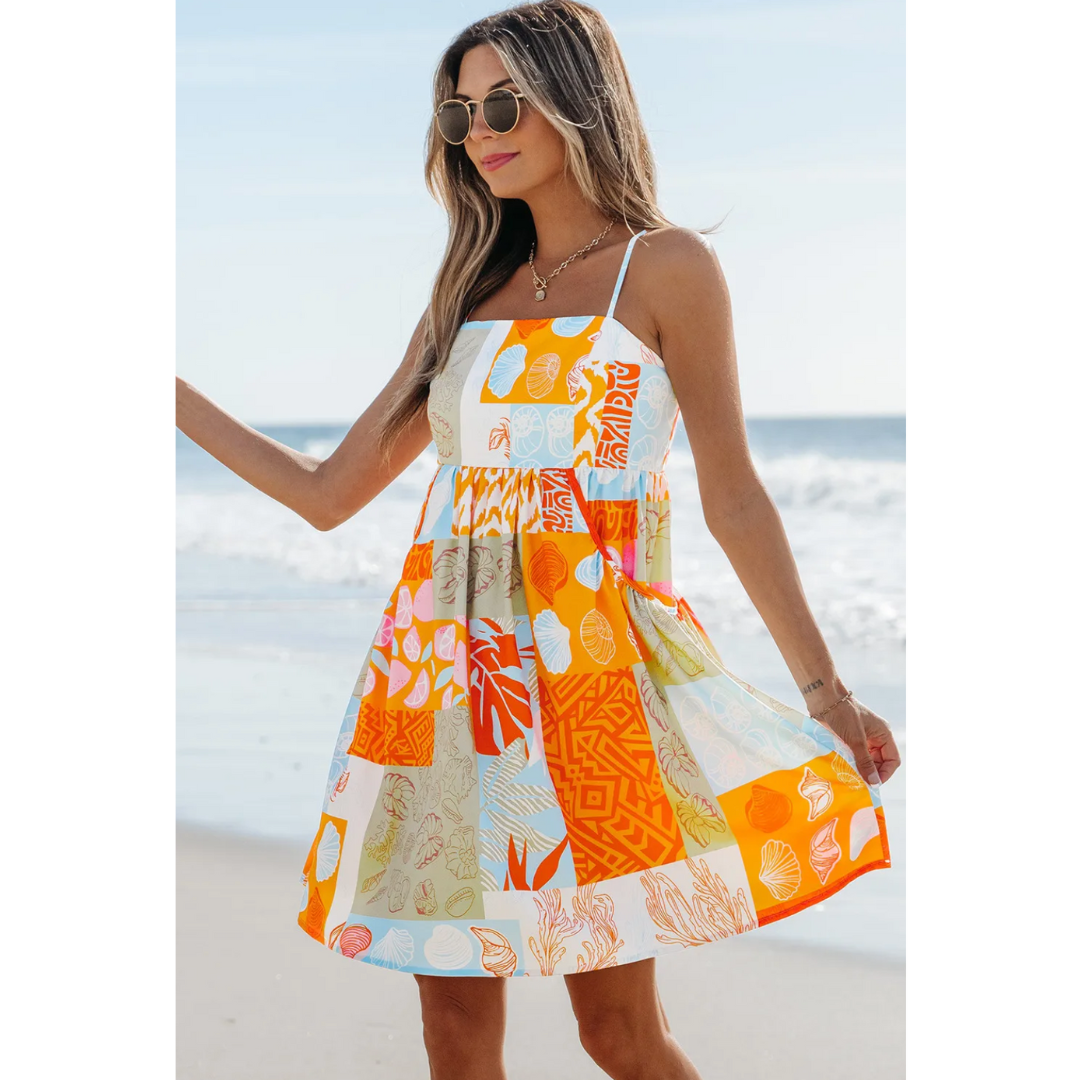Breathtaking Views, Abstract Summer Dress