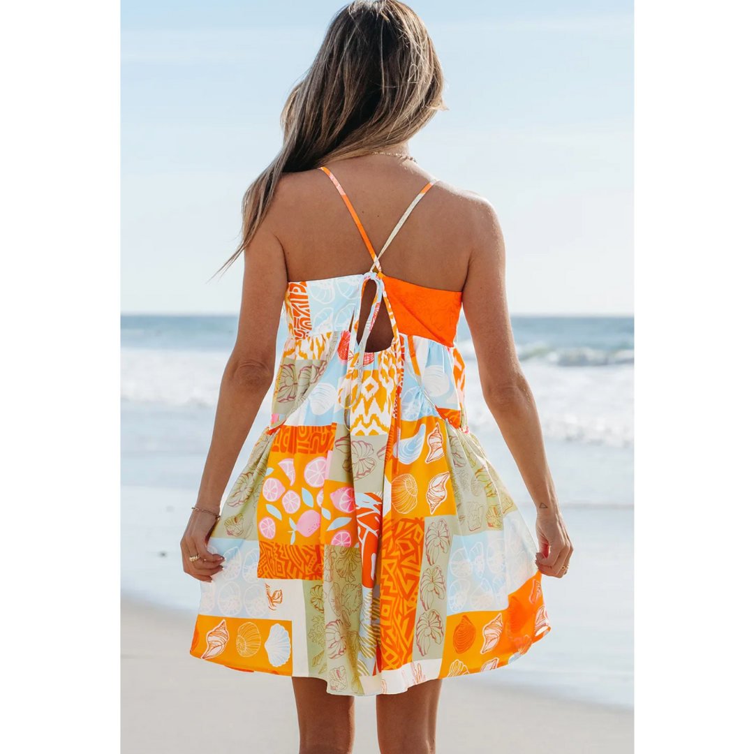 Breathtaking Views, Abstract Summer Dress
