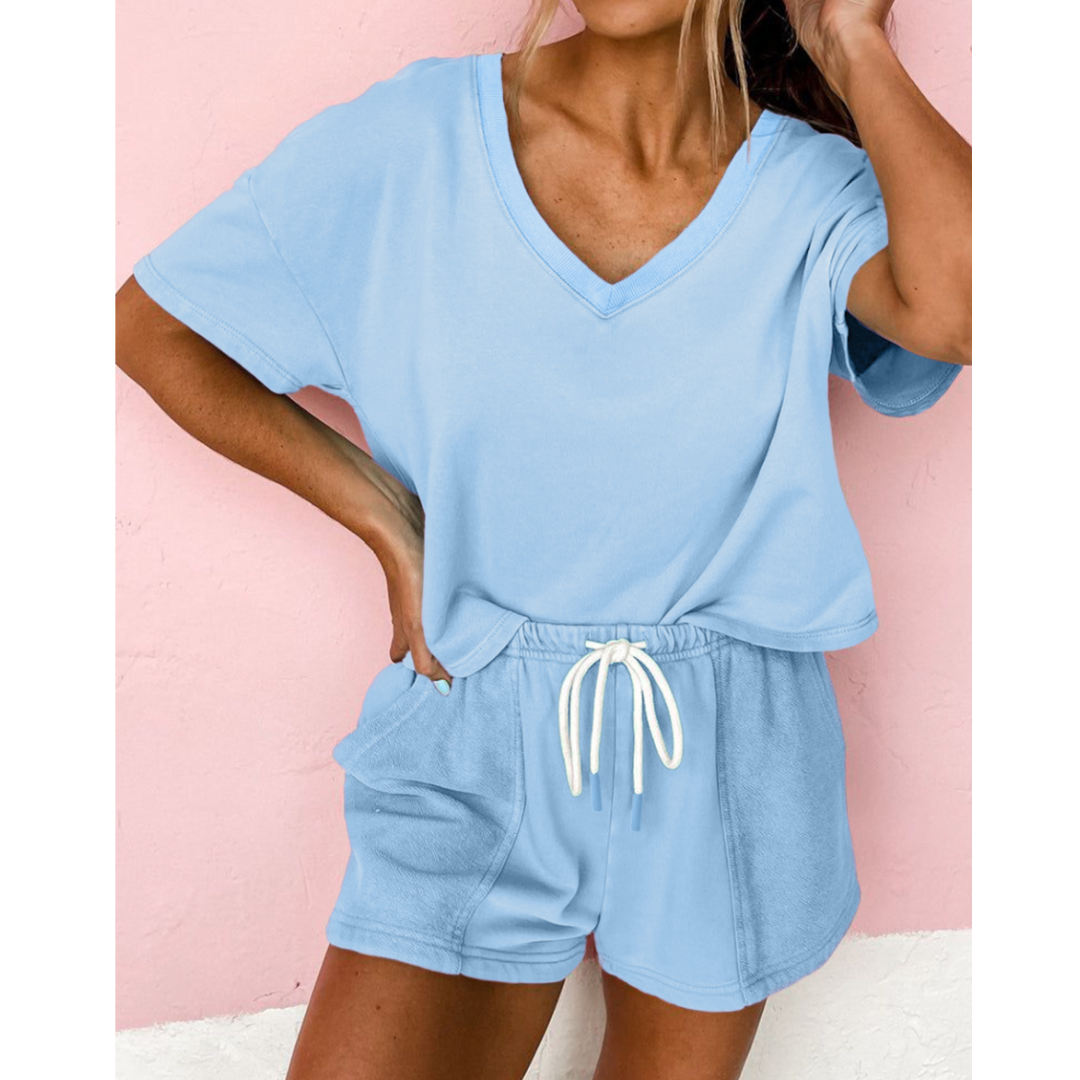 It's Go Time, Short Sleeve Short Set
