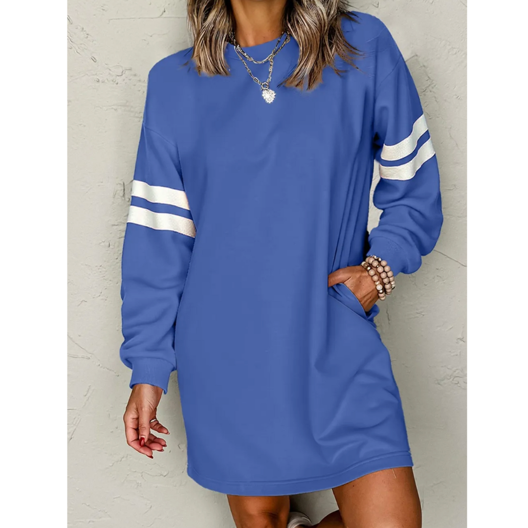 Varsity Spirit Sweatshirt Dress