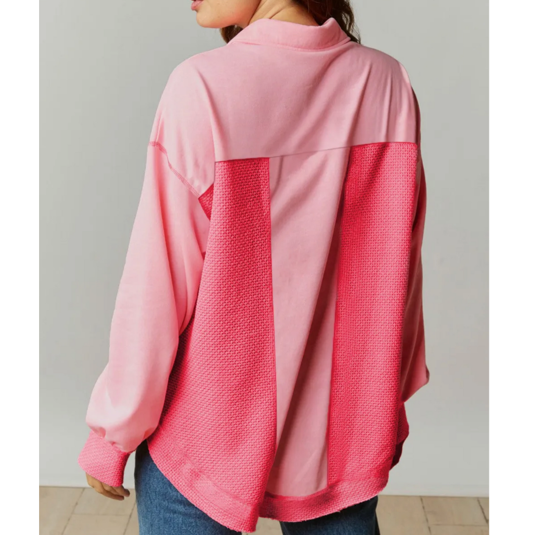 Bubble Pop Textured Shacket