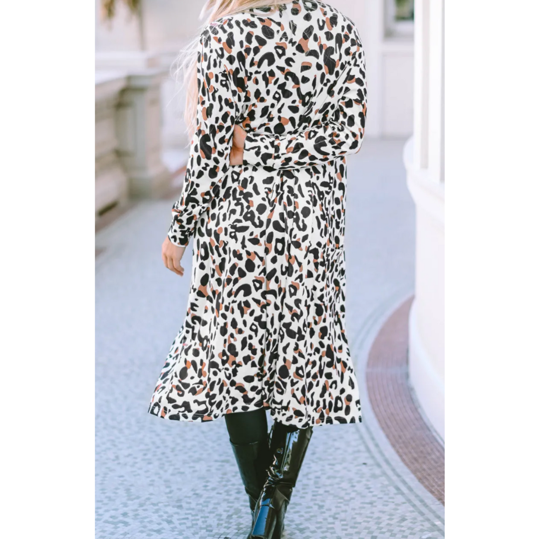 Wild Elegance Leopard Duster
