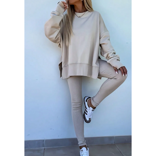 Cozy Luxe Ribbed Leggings Set