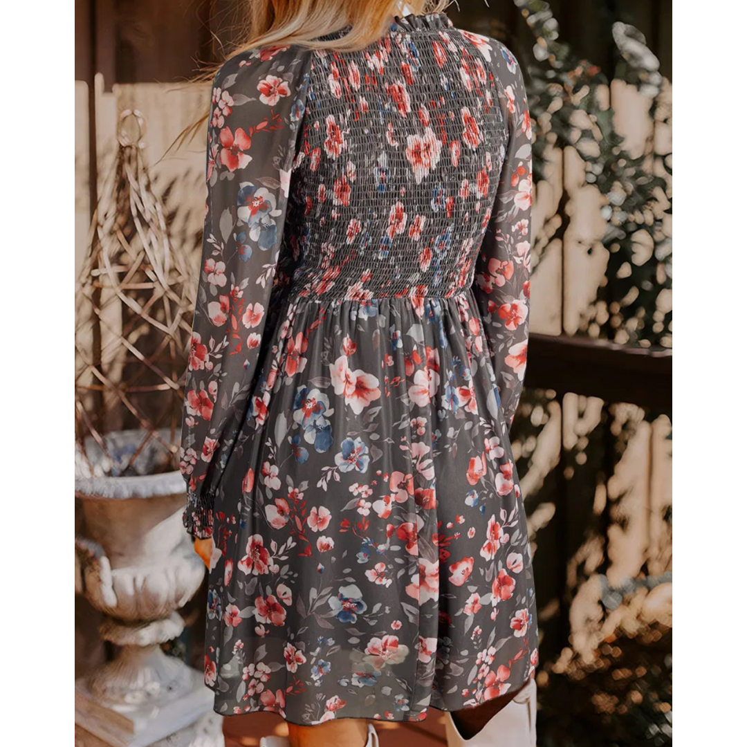Twilight Bloom Smocked Dress