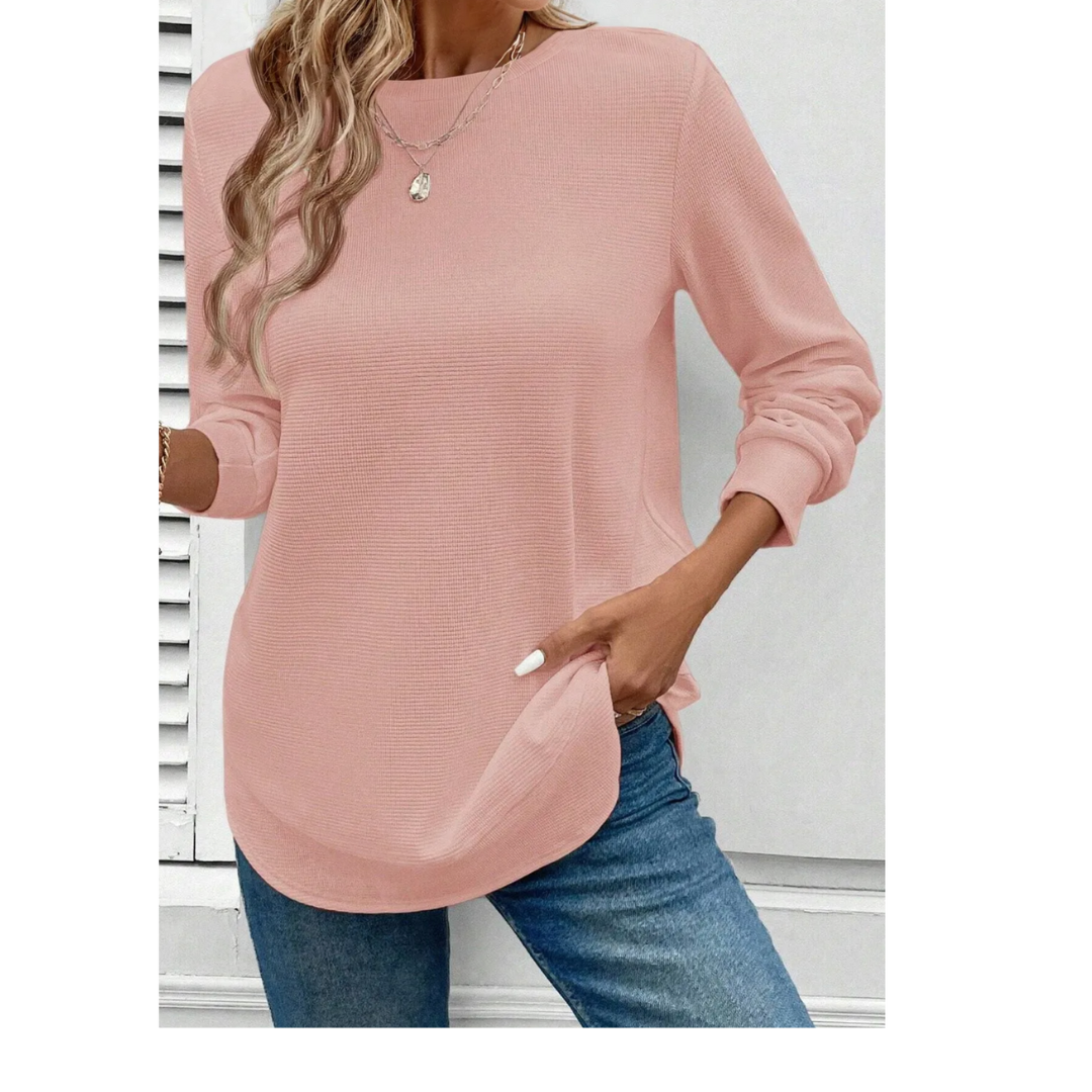 Blush Breeze Tunic Top