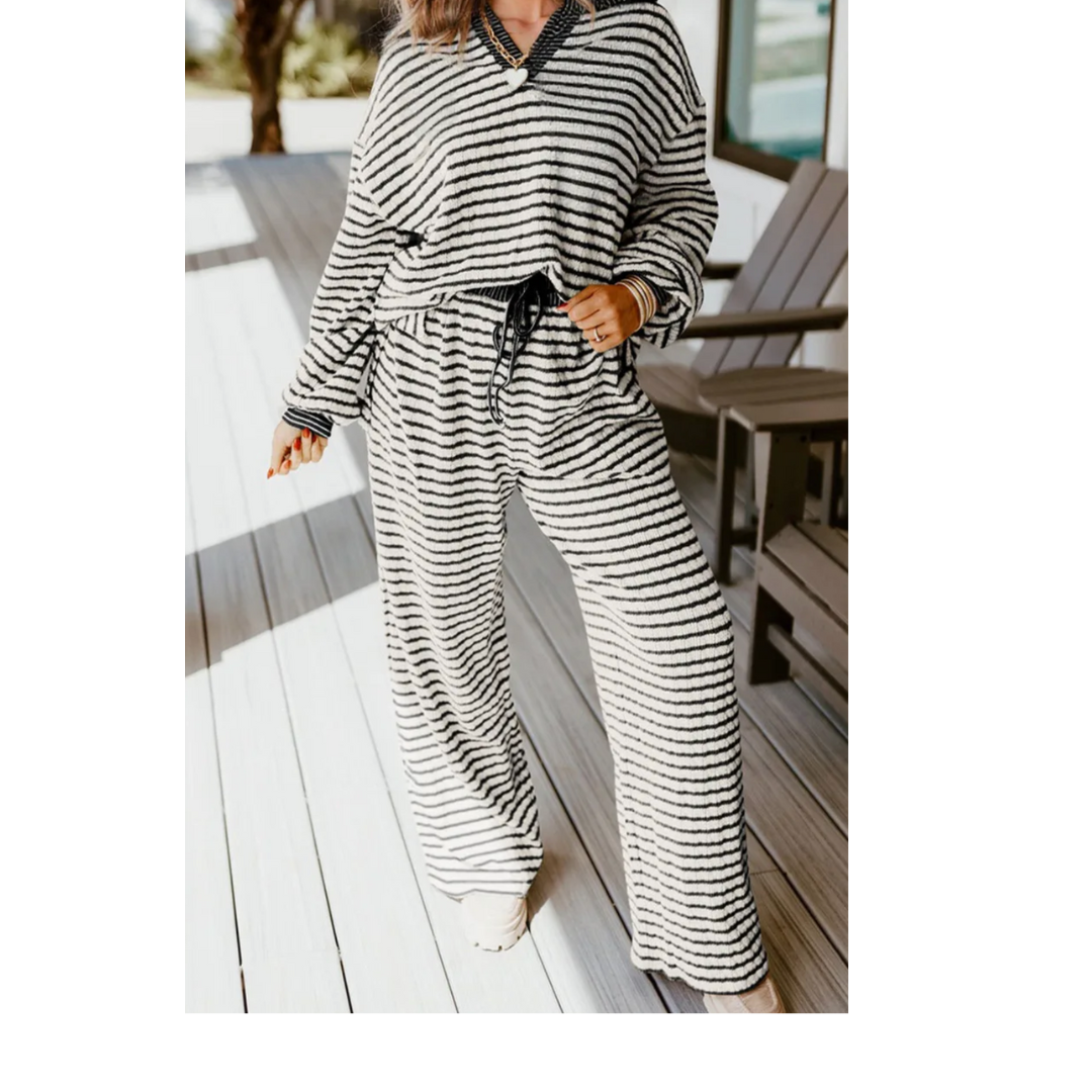 Coastal Stripe Lounge Set