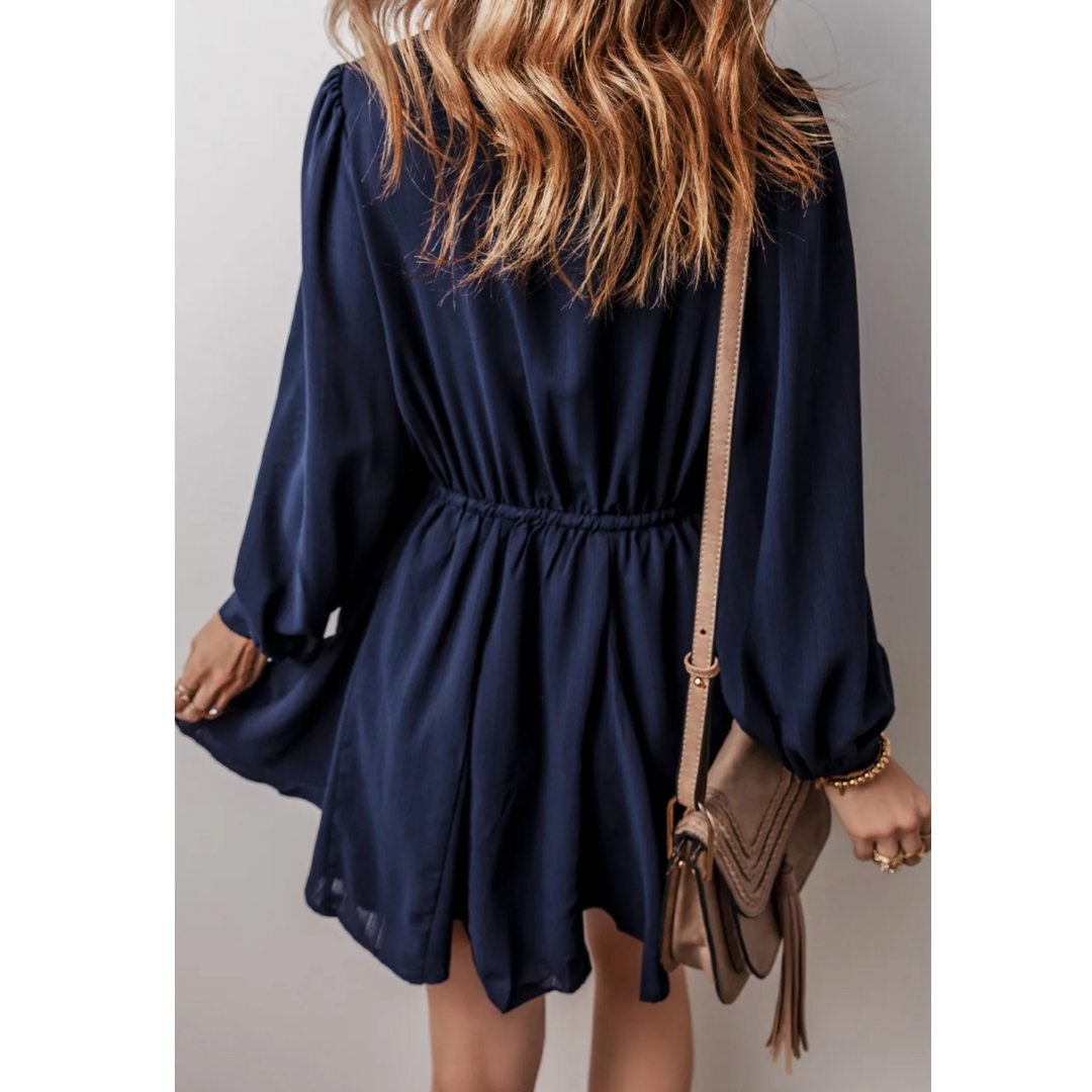 Midnight Breeze Shirt Dress