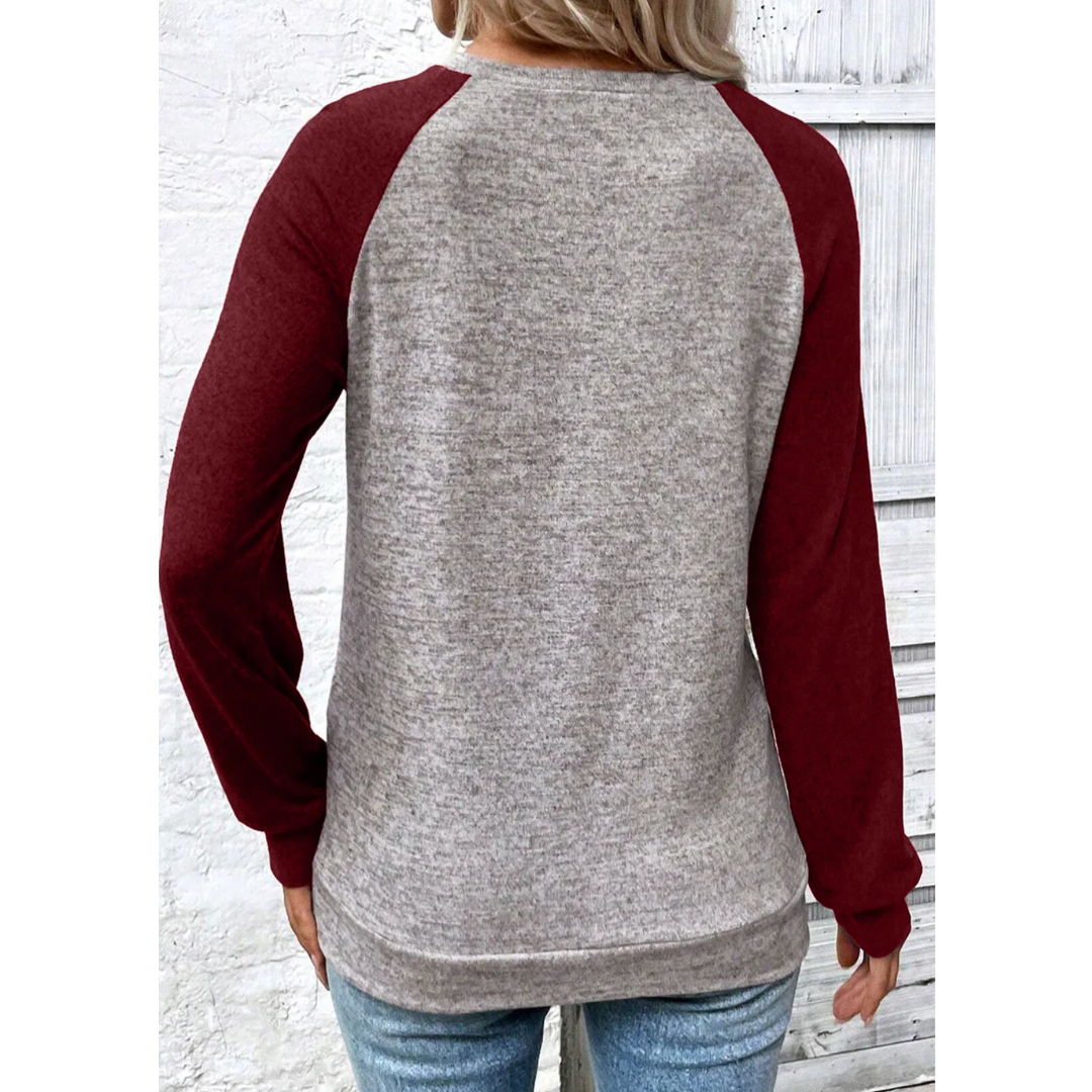 The Cozy Contrast Raglan