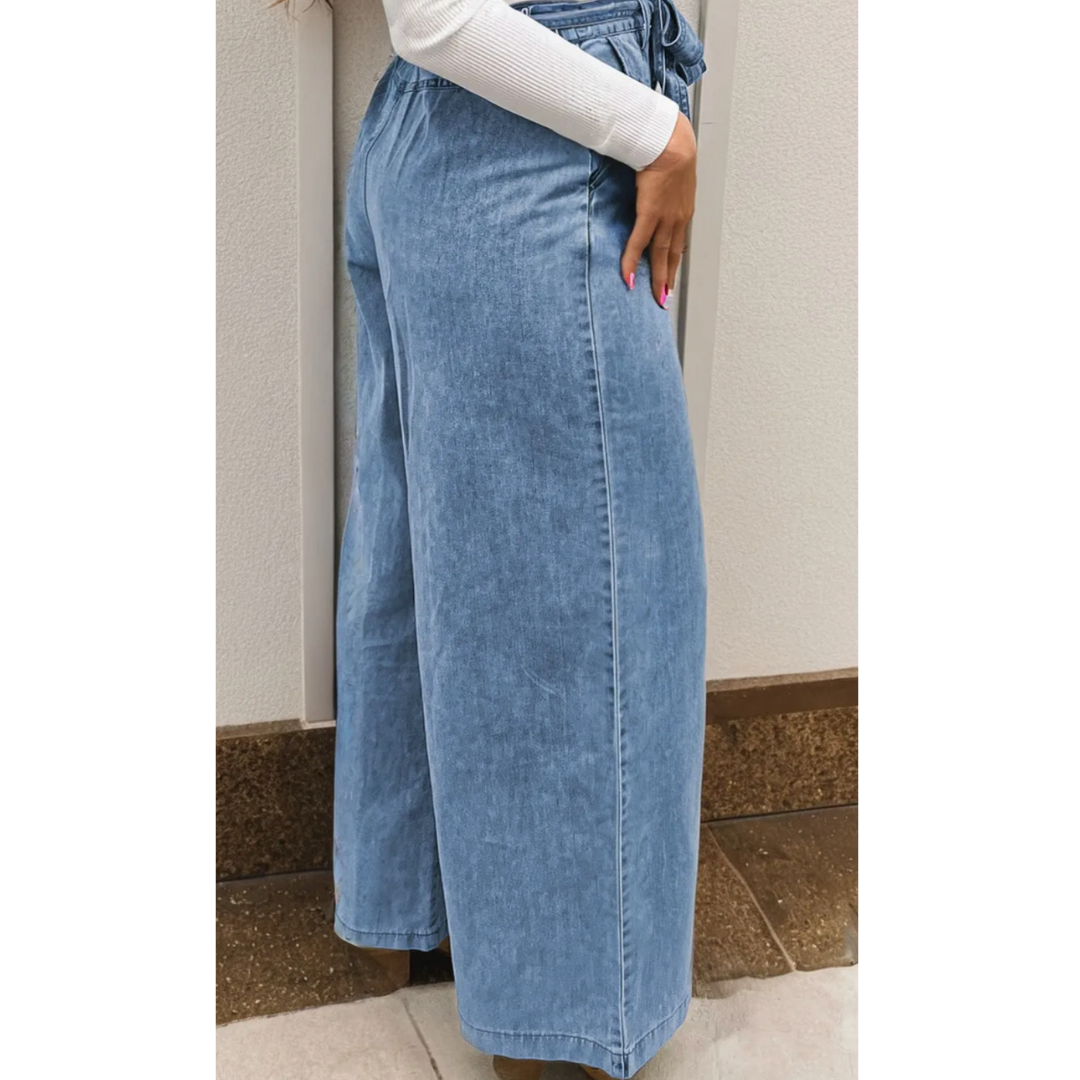Skyline Tie-Waist Jeans