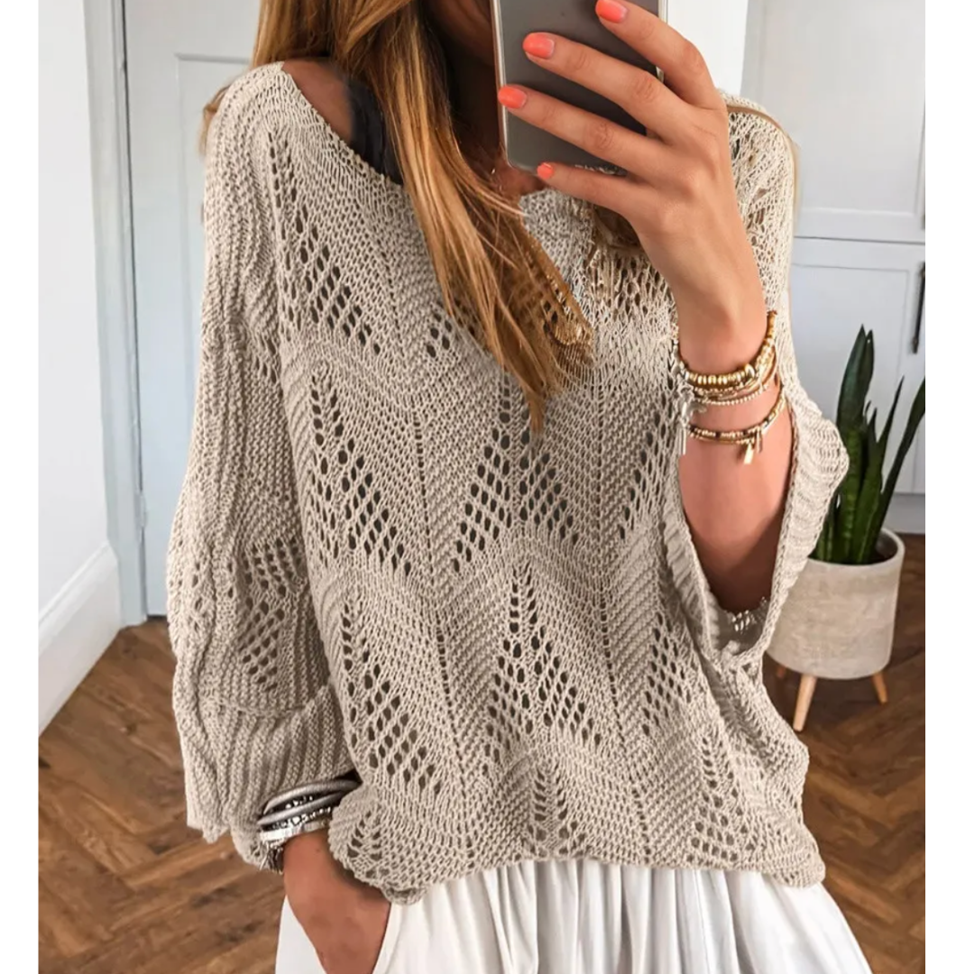Breezy Horizon Sweater