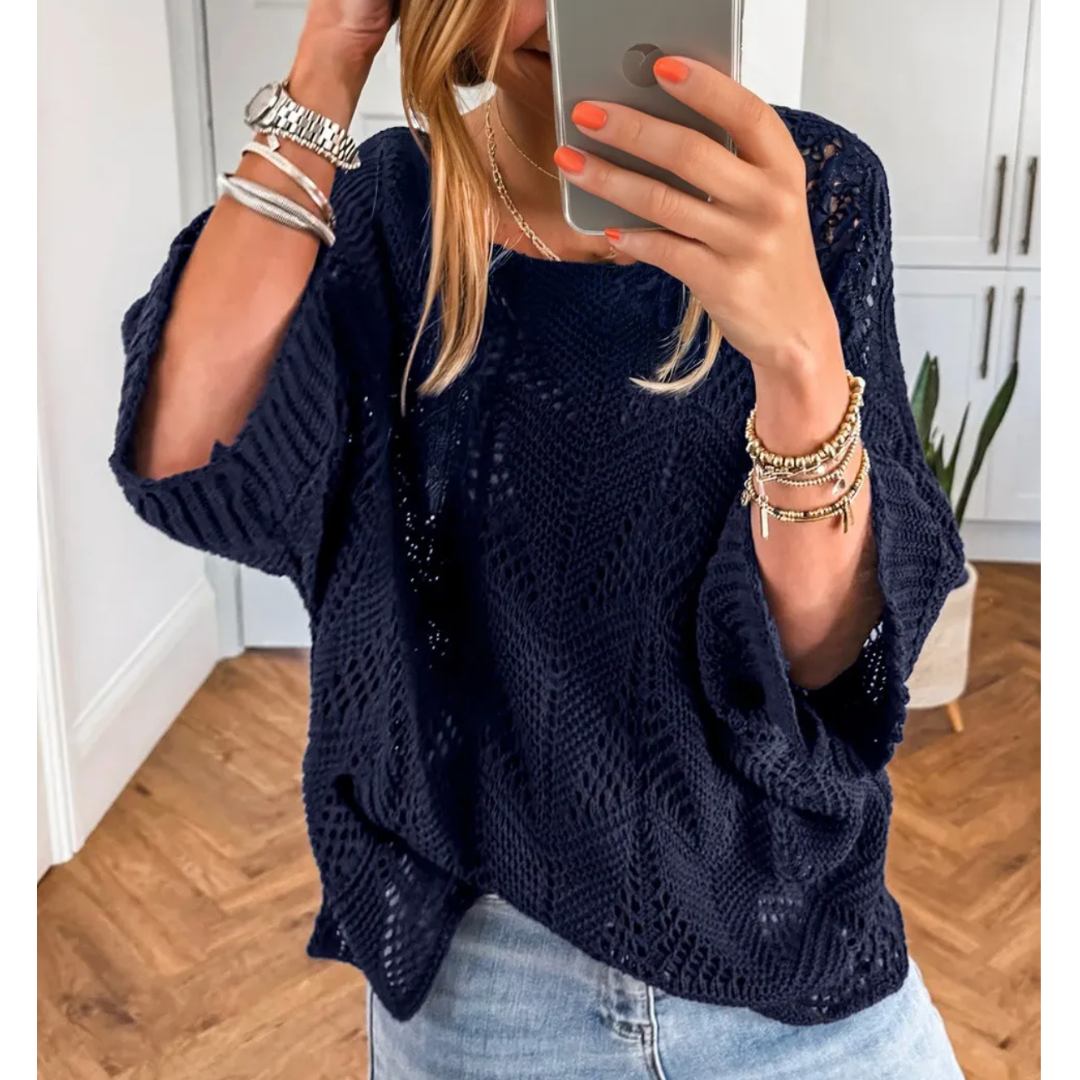 Breezy Horizon Sweater