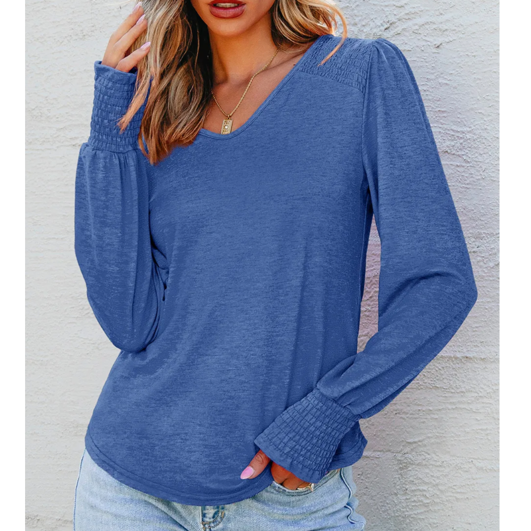 Everyday Ease Smocked Top