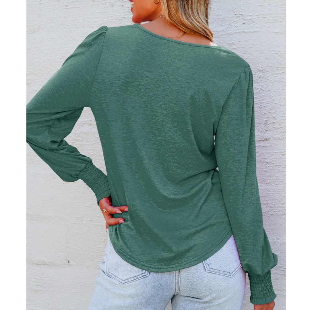 Everyday Ease Smocked Top
