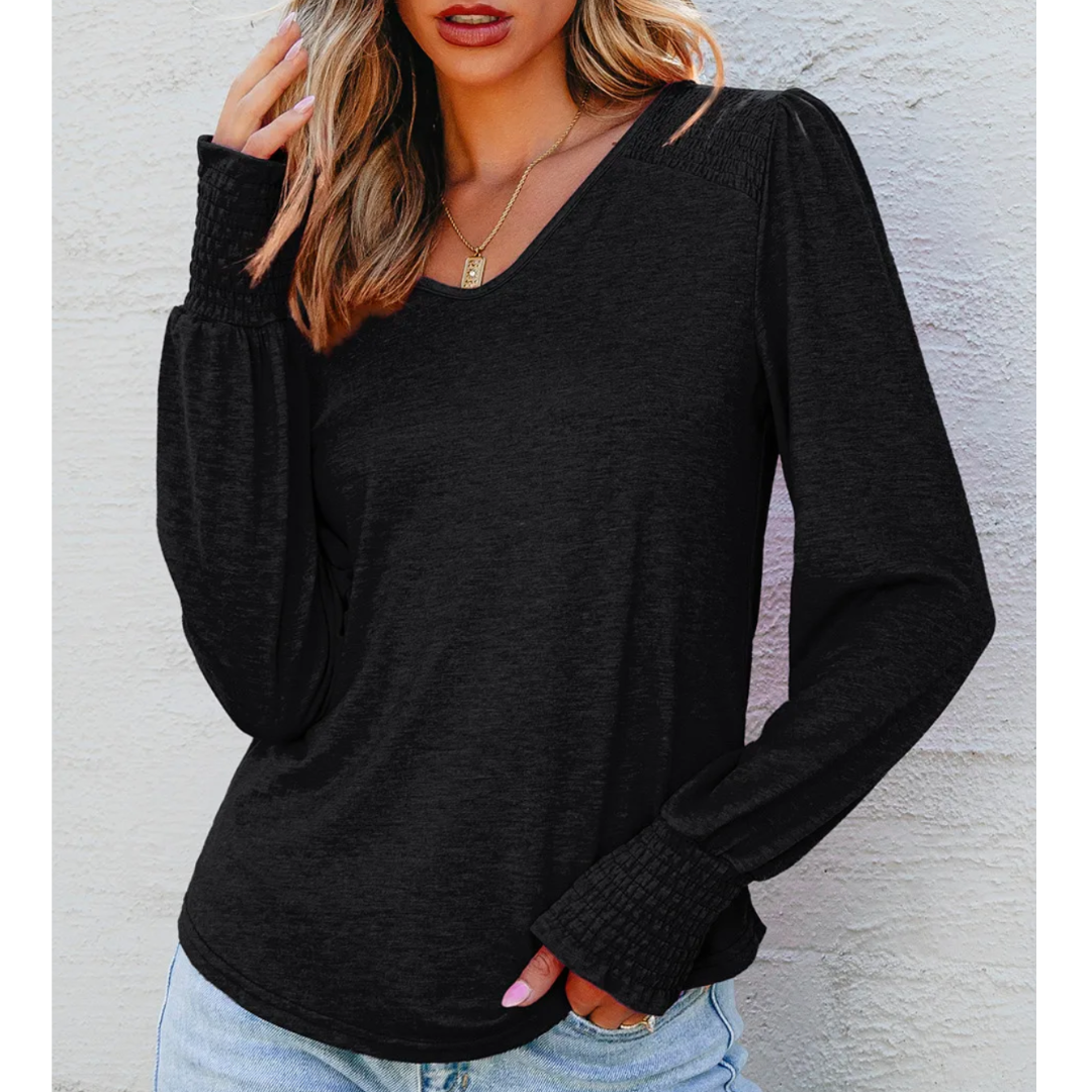 Everyday Ease Smocked Top
