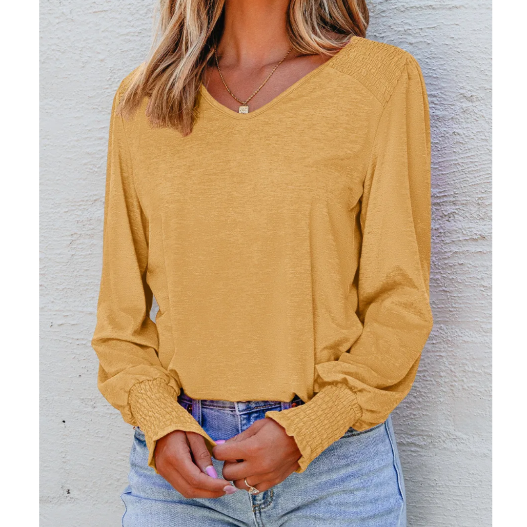 Everyday Ease Smocked Top