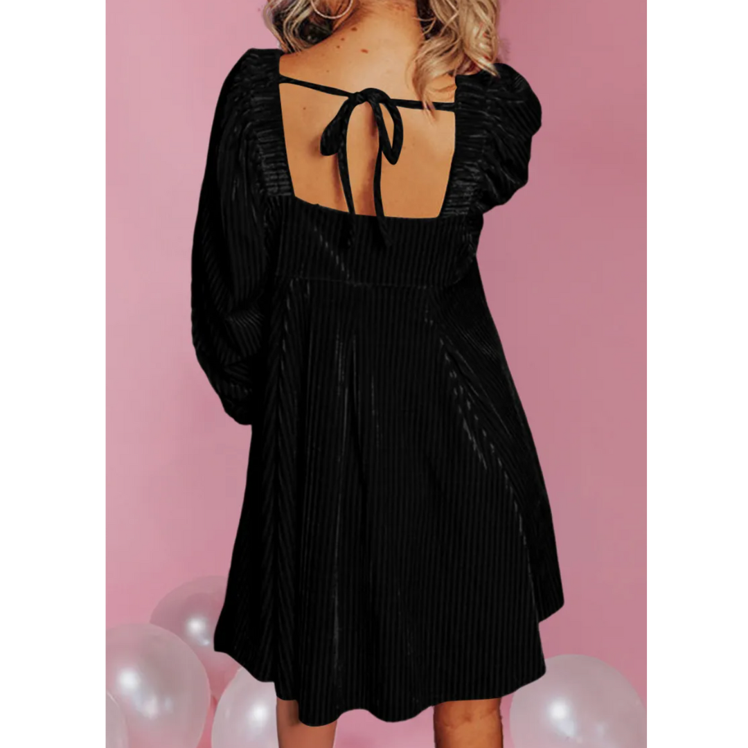Velvet Glow Mini Dress