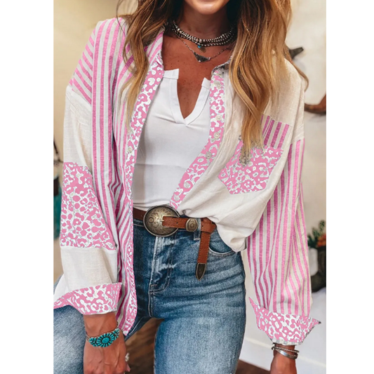 Bubblegum Boulevard Button-Up