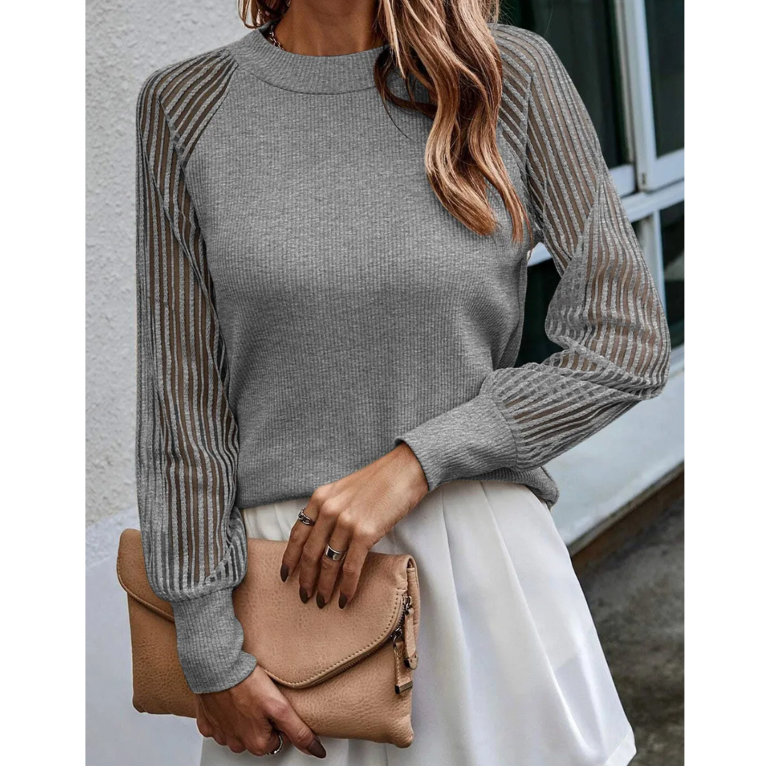 Sheer Serenity Knit Top – Your Beautiful Boutique