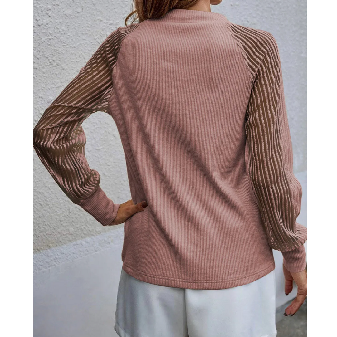 Sheer Serenity Knit Top
