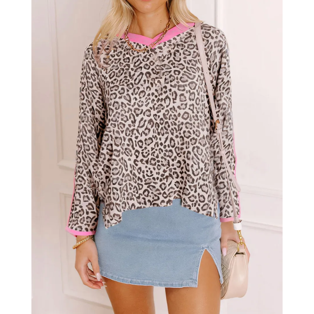Fierce Fuchsia Leopard Top