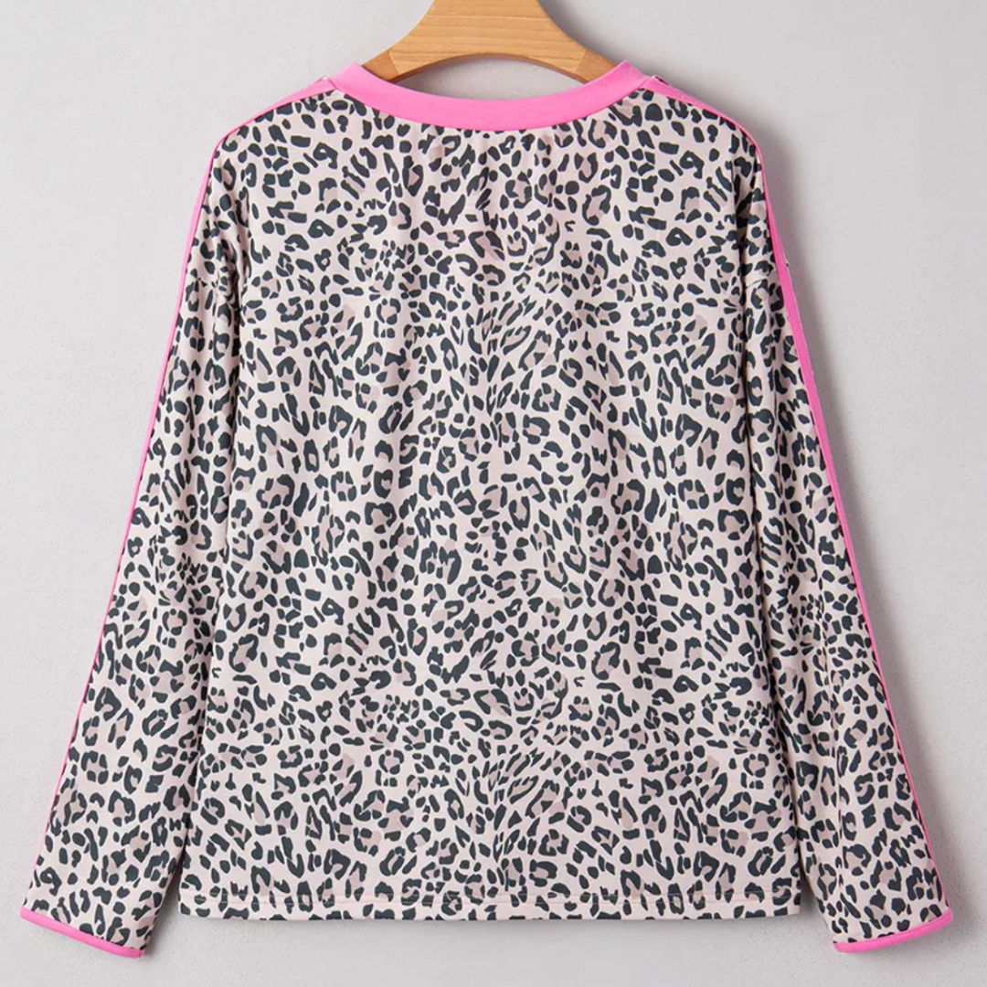 Fierce Fuchsia Leopard Top