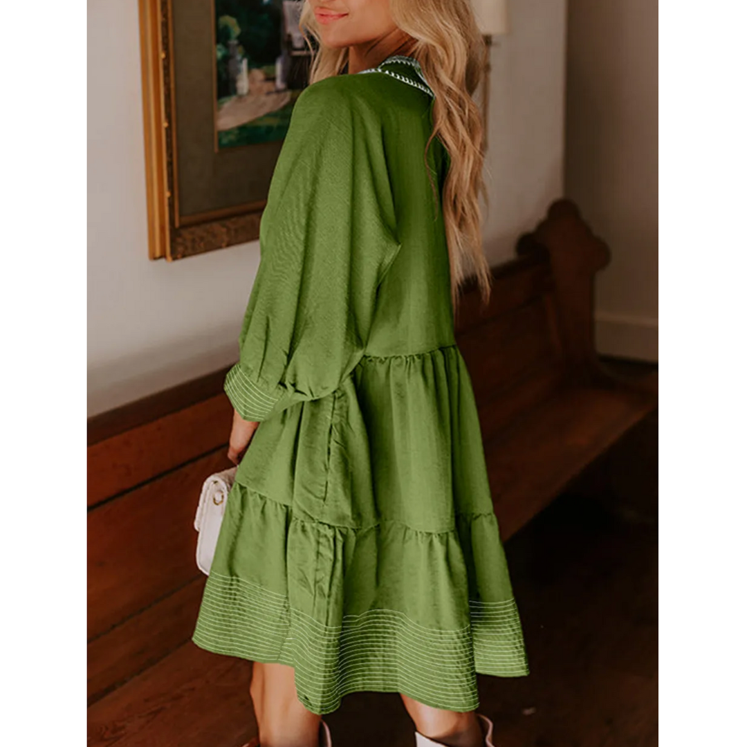 The Willow Breeze Tiered Tunic Dress