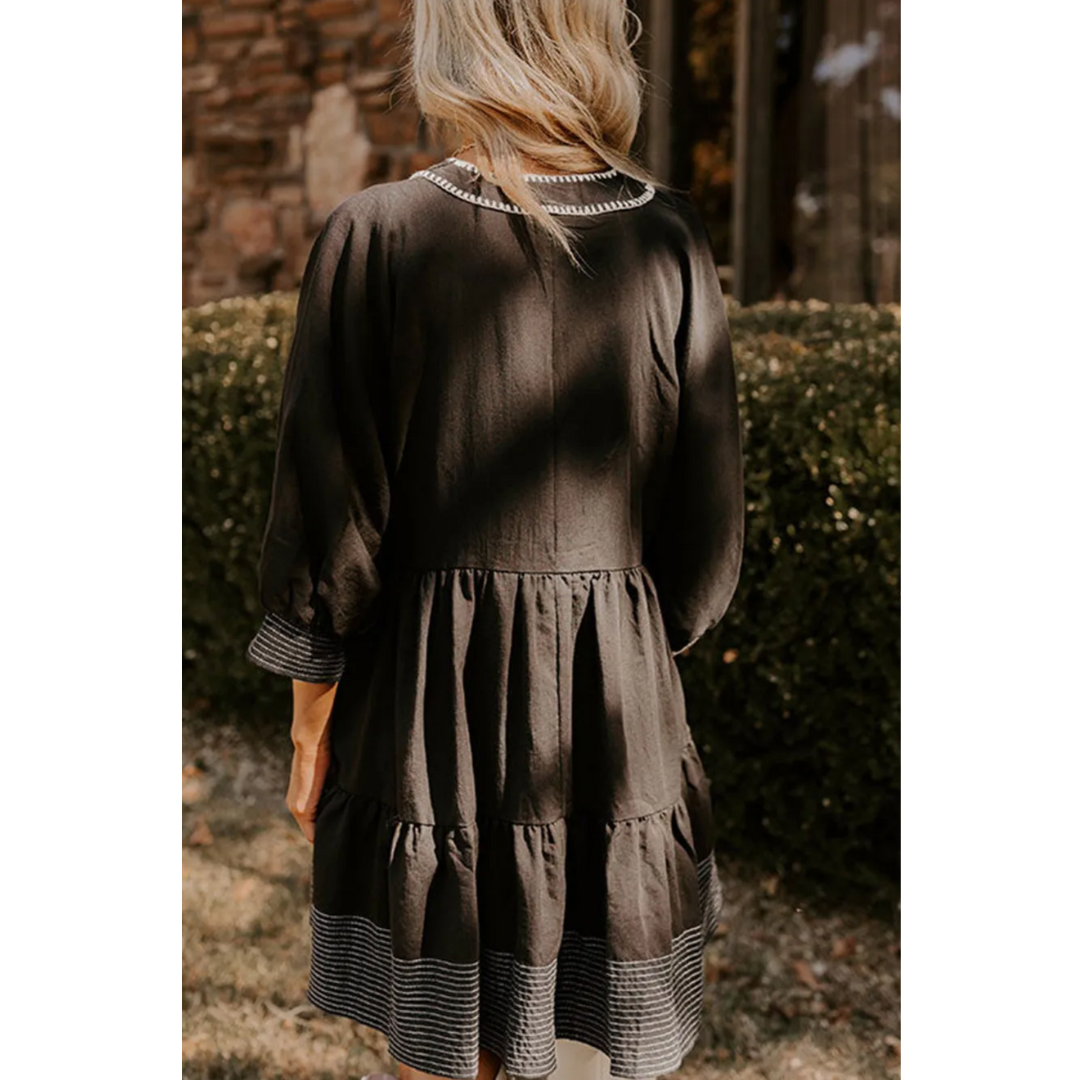 The Willow Breeze Tiered Tunic Dress
