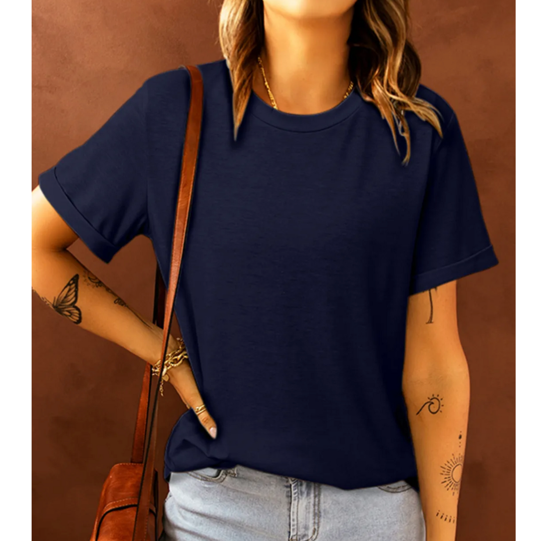 Everyday Classic Rolled Sleeve Tee