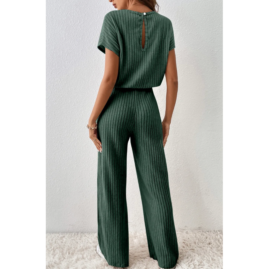 Effortless Flow Ribbed Jumpsuit