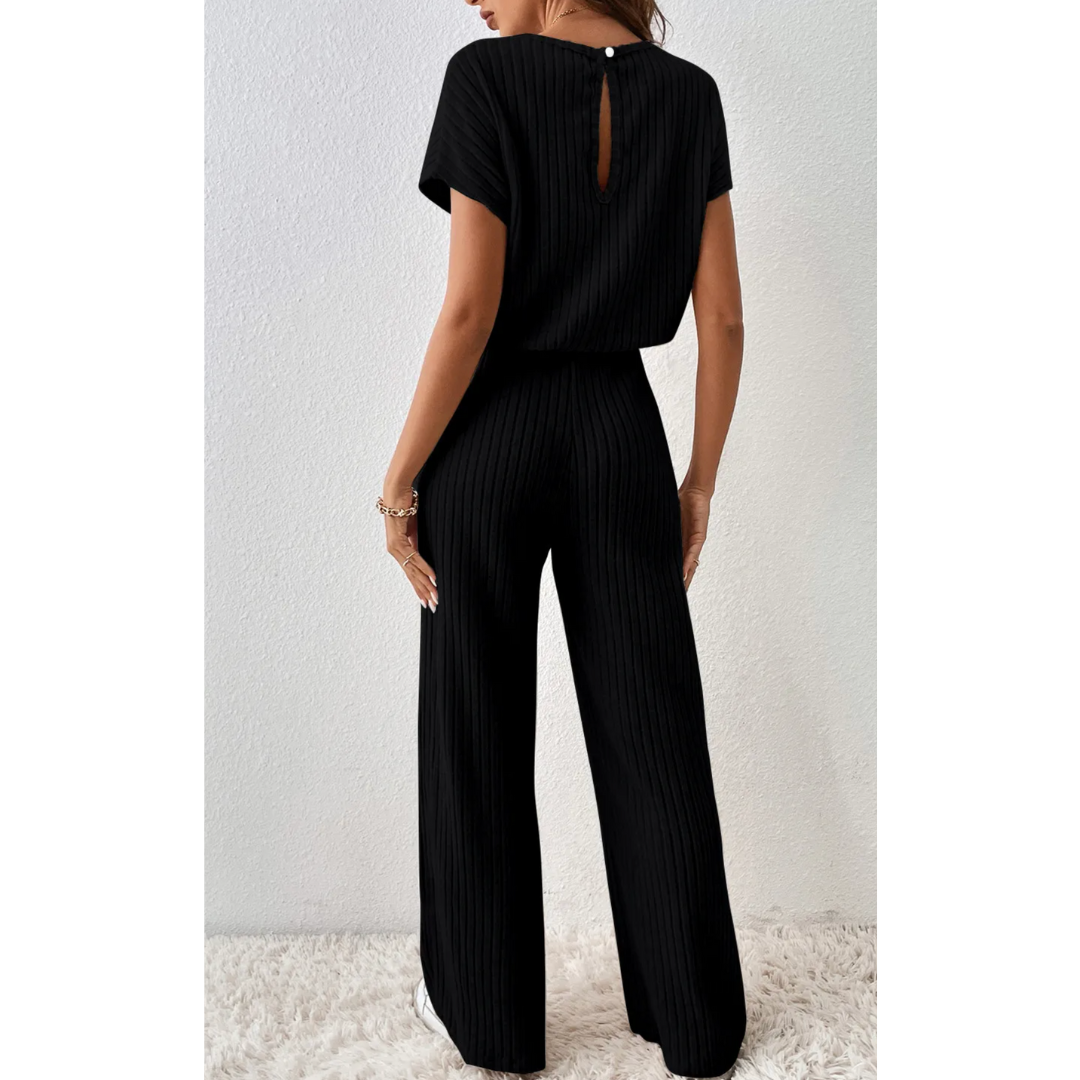Effortless Flow Ribbed Jumpsuit