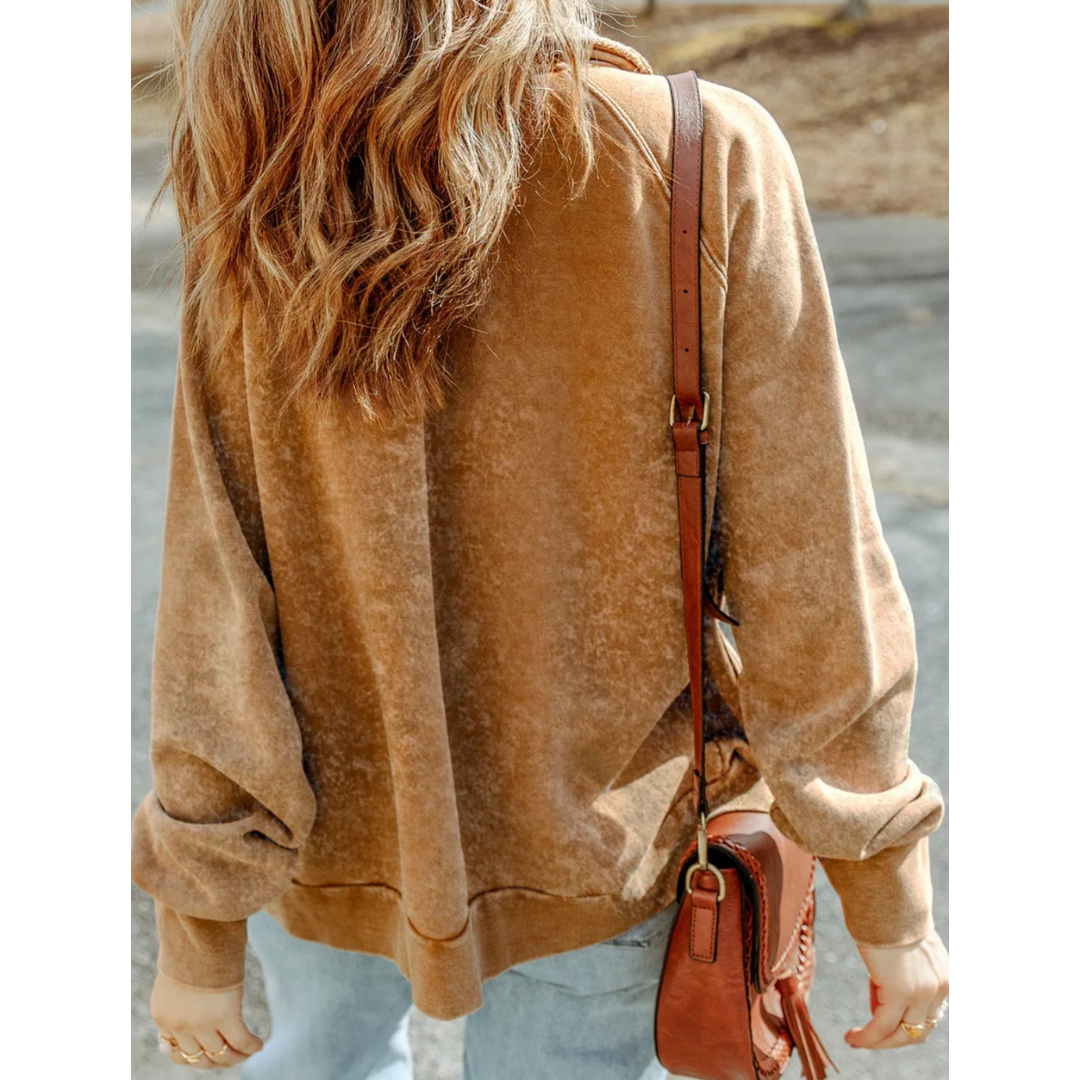 Rustic Charm Mineral Wash Shacket