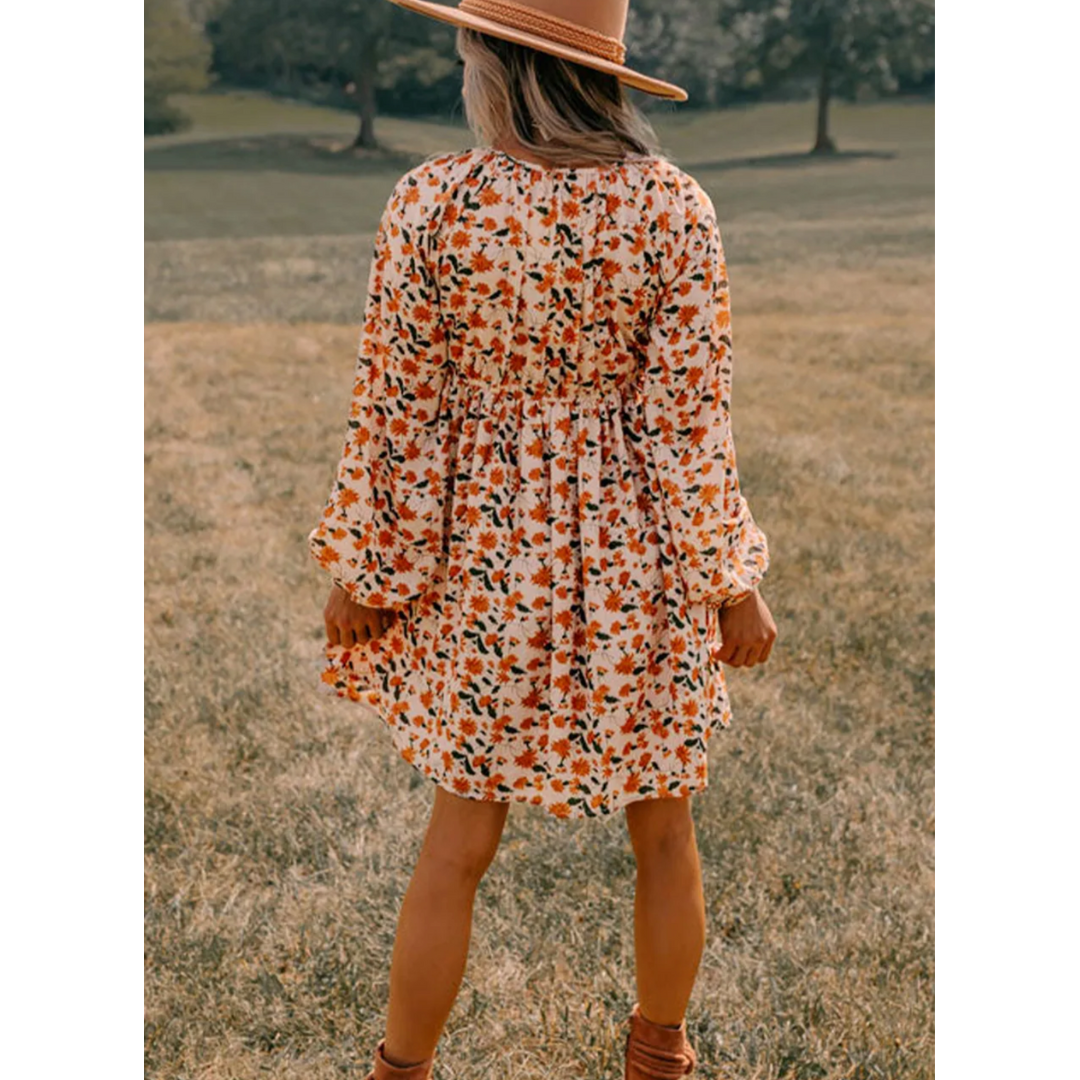 Golden Meadow Smocked Dress