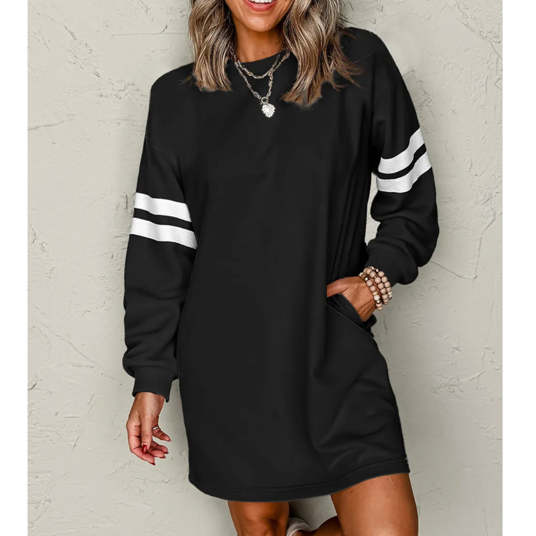 Varsity Spirit Sweatshirt Dress