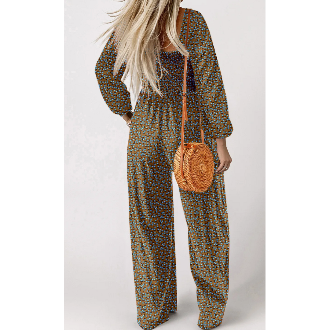 Wildflower Breeze Smocked Jumpsuit