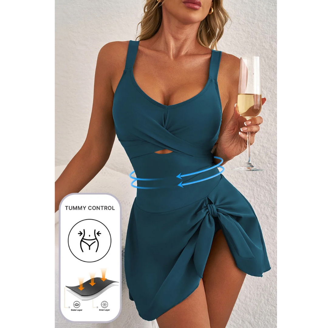 Confidence Builder, One Piece Swim Dress