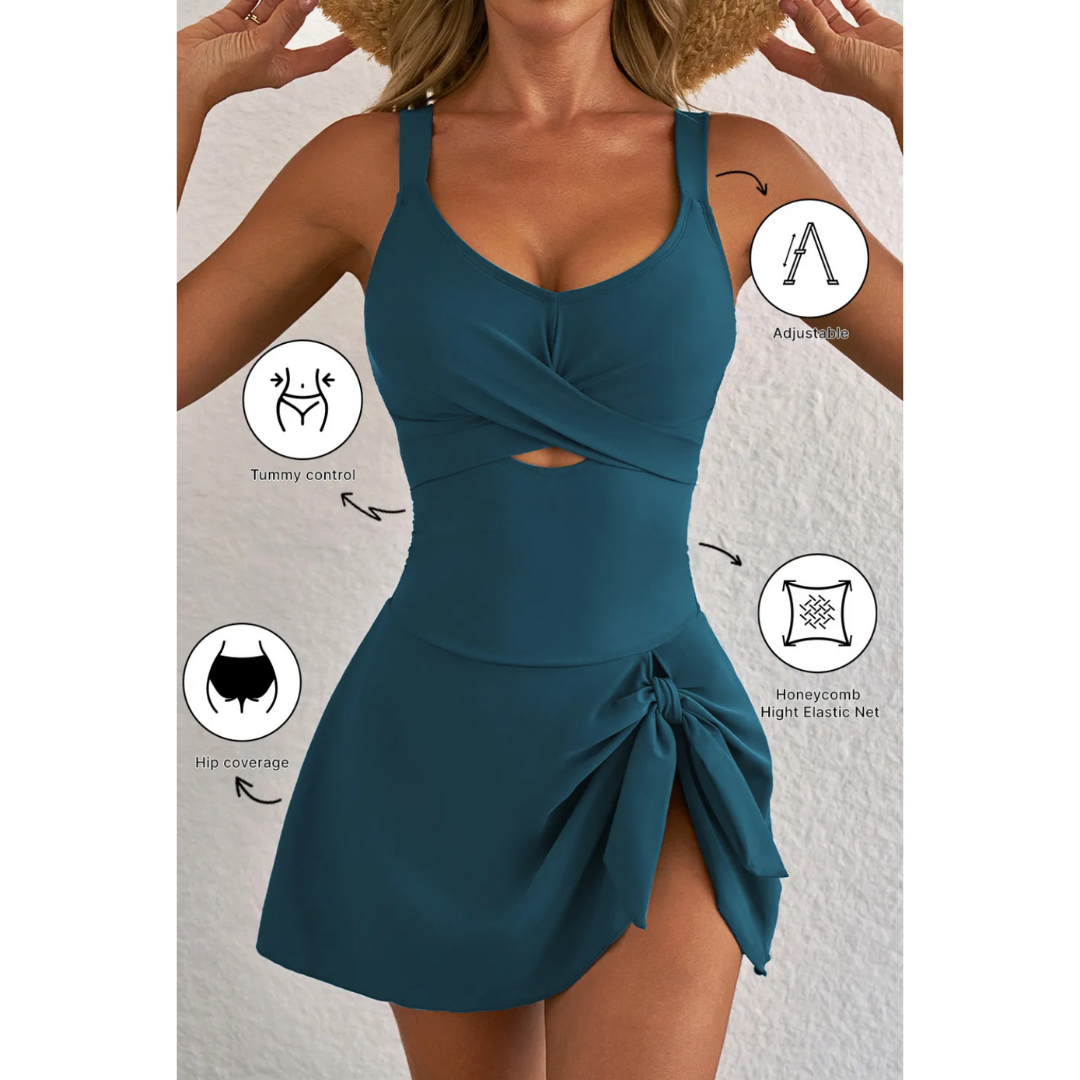 Confidence Builder, One Piece Swim Dress