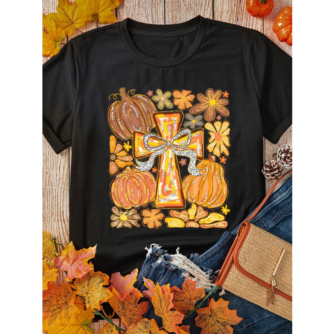 Autumn Air, Short Sleeve Fall Graphic Tee