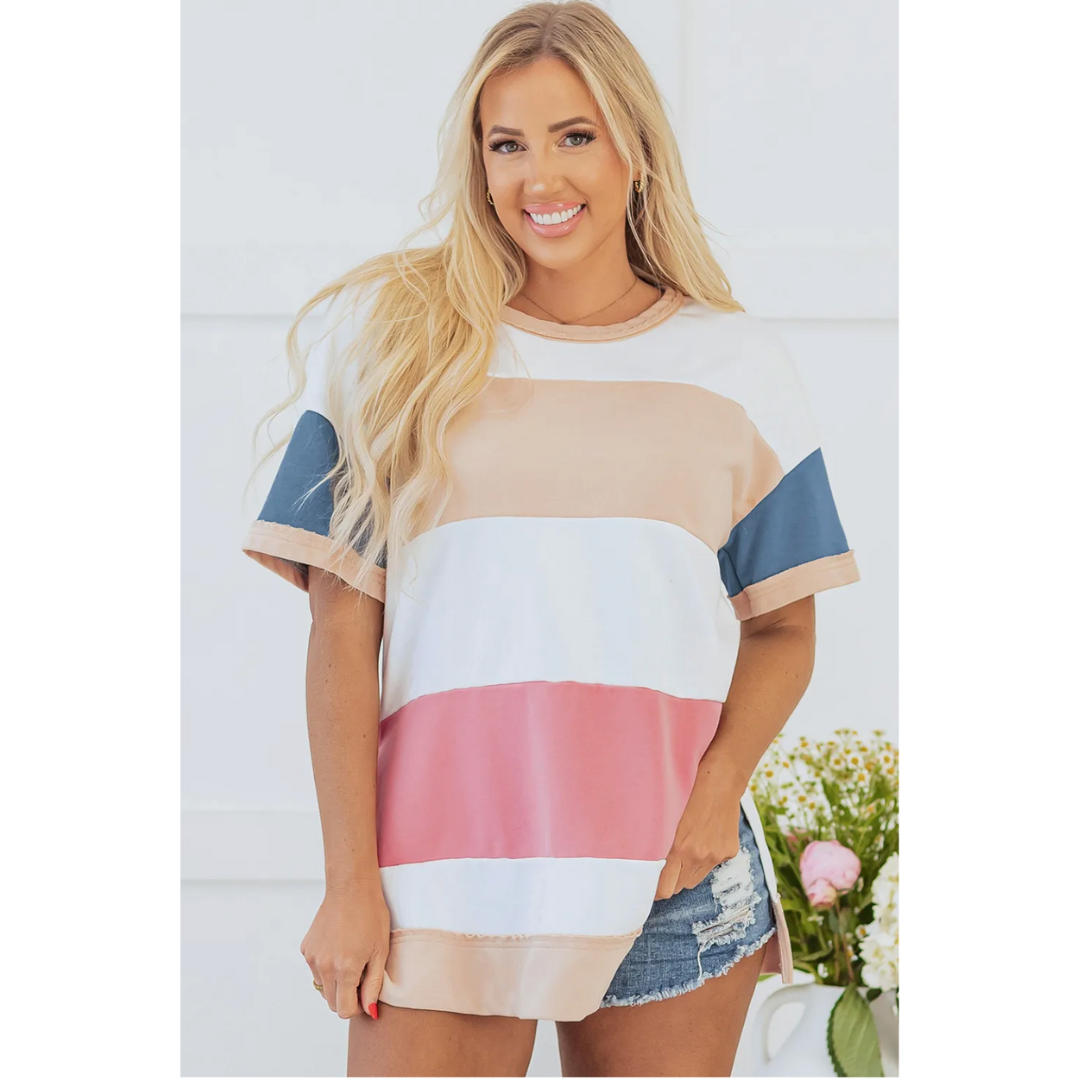 It's All About The Colors, Short Sleeve Round Neck Oversize Tee