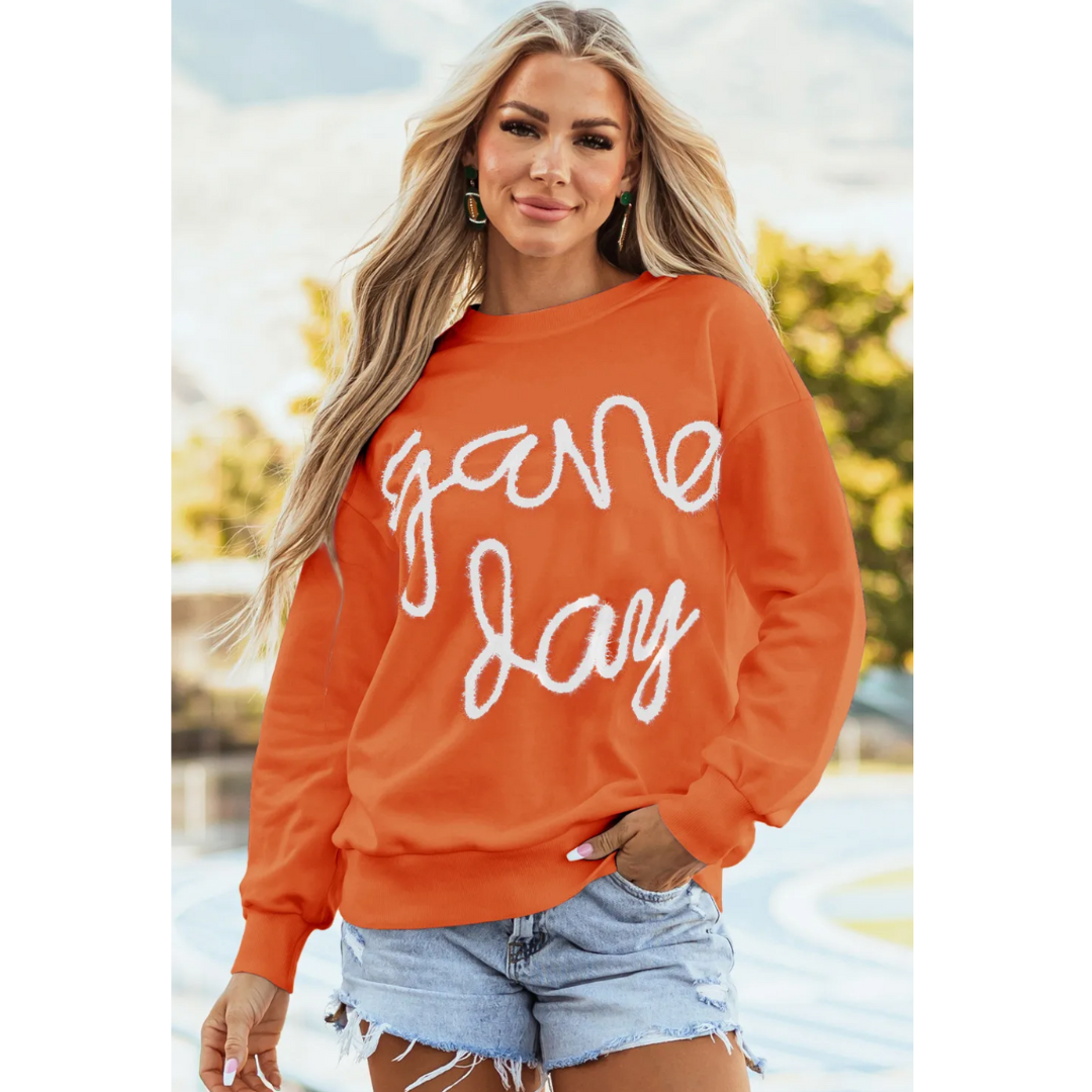 Cheer You On, Long Sleeve Game Day Sweatshirt