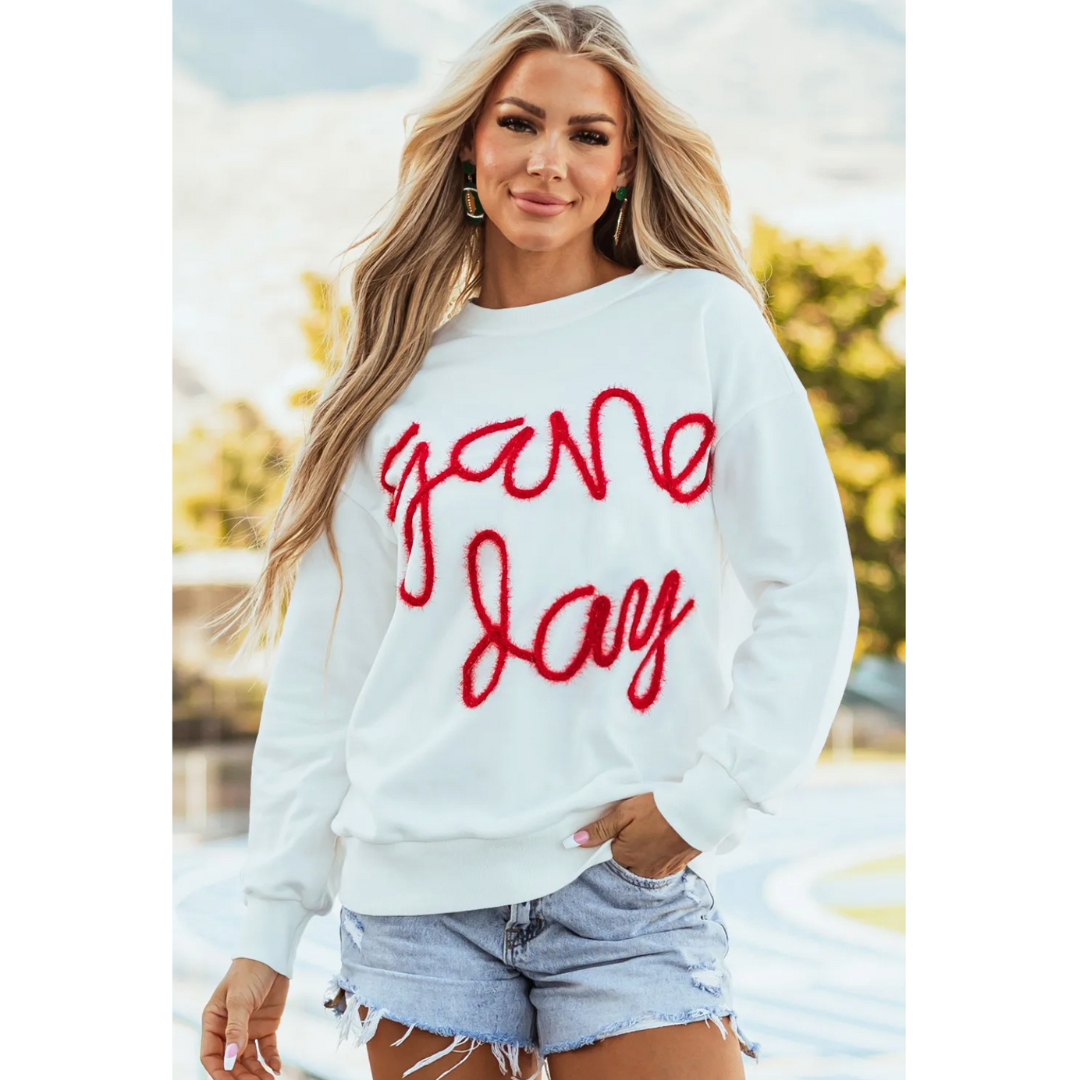 Cheer You On, Long Sleeve Game Day Sweatshirt