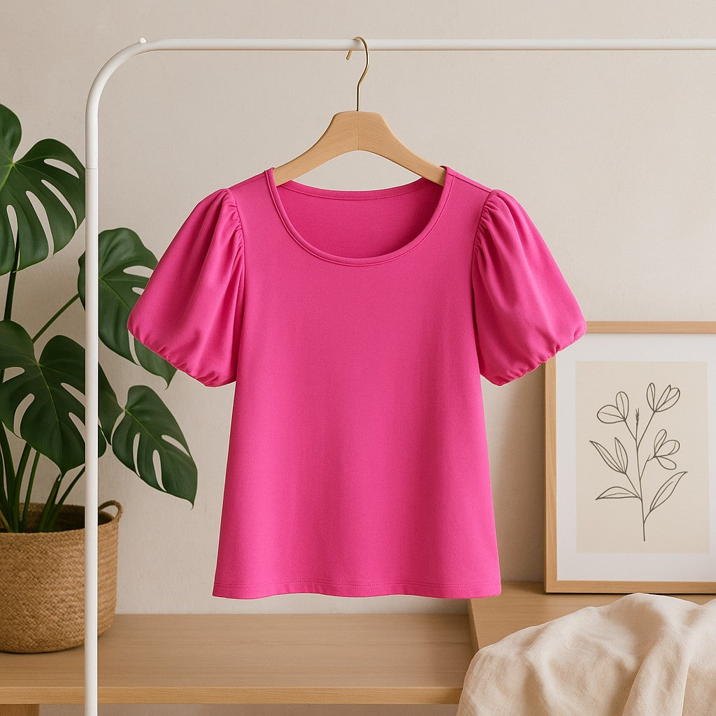 Bold Moves, Short Puff Sleeve Tee