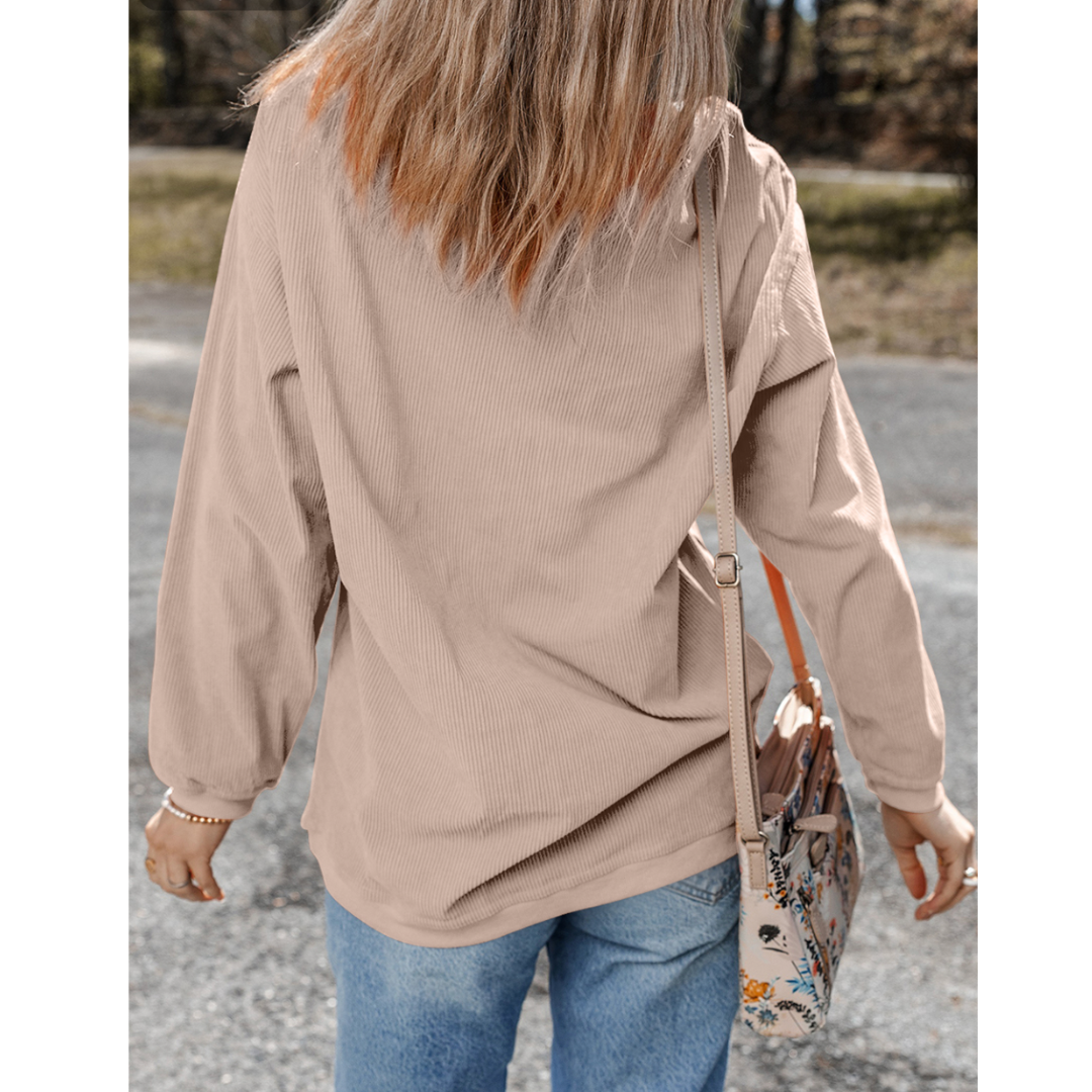 Tailgate Ready, Corded Game Day Pullover