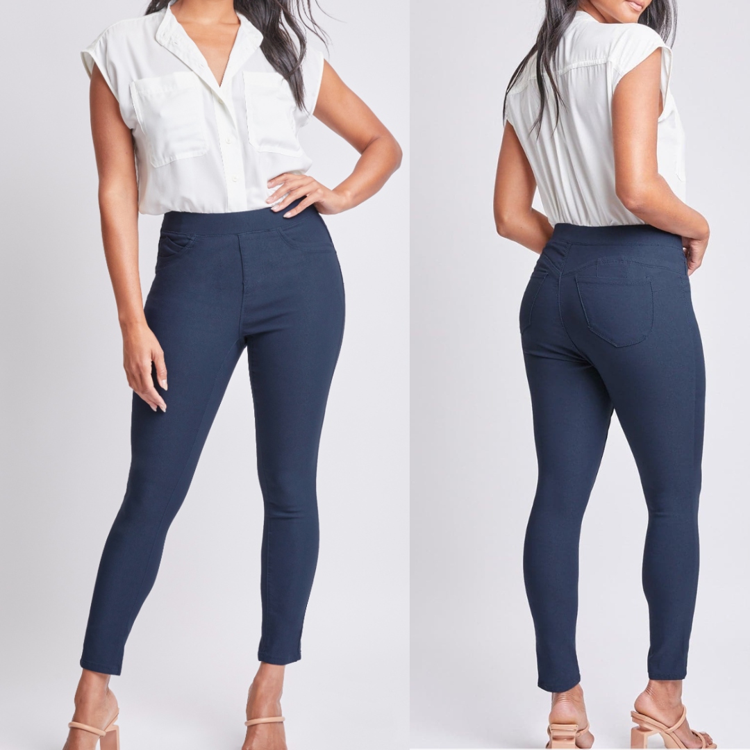 Move With Me, YMI HyperStretch Jeggings – Navy