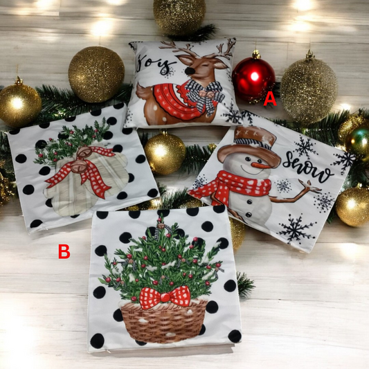 Christmas Throw Pillow Case Sets