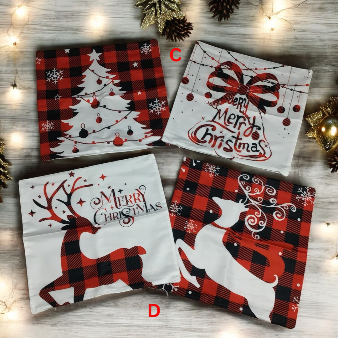 Christmas Throw Pillow Case Sets