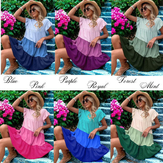 Lets Color Your Day, Dress (Small-XL)