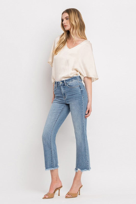 The Search is Over, High Rise Crop Flare Jeans