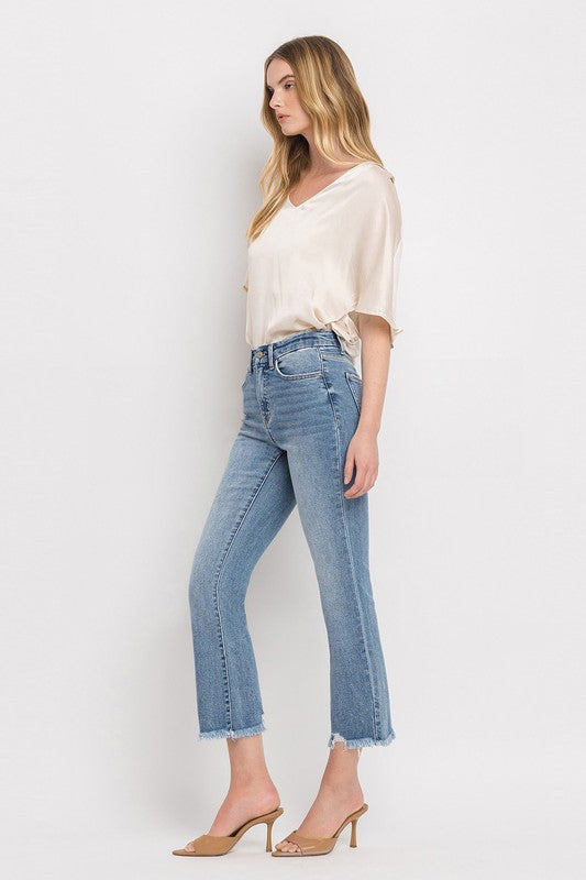 The Search is Over, High Rise Crop Flare Jeans